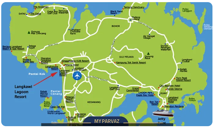 Area of Langkawi Island